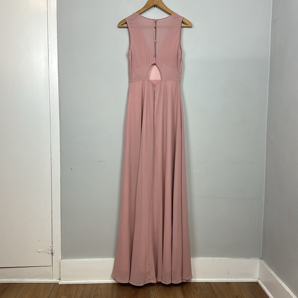 BHLDN Anthropologie Pale Pink Capulet Dress Size S - Picture 5 of 9